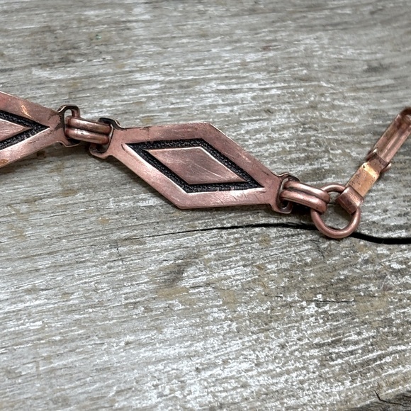 Therapeutic Copper Southwest Link Bracelet 8” EUC - Picture 5 of 7